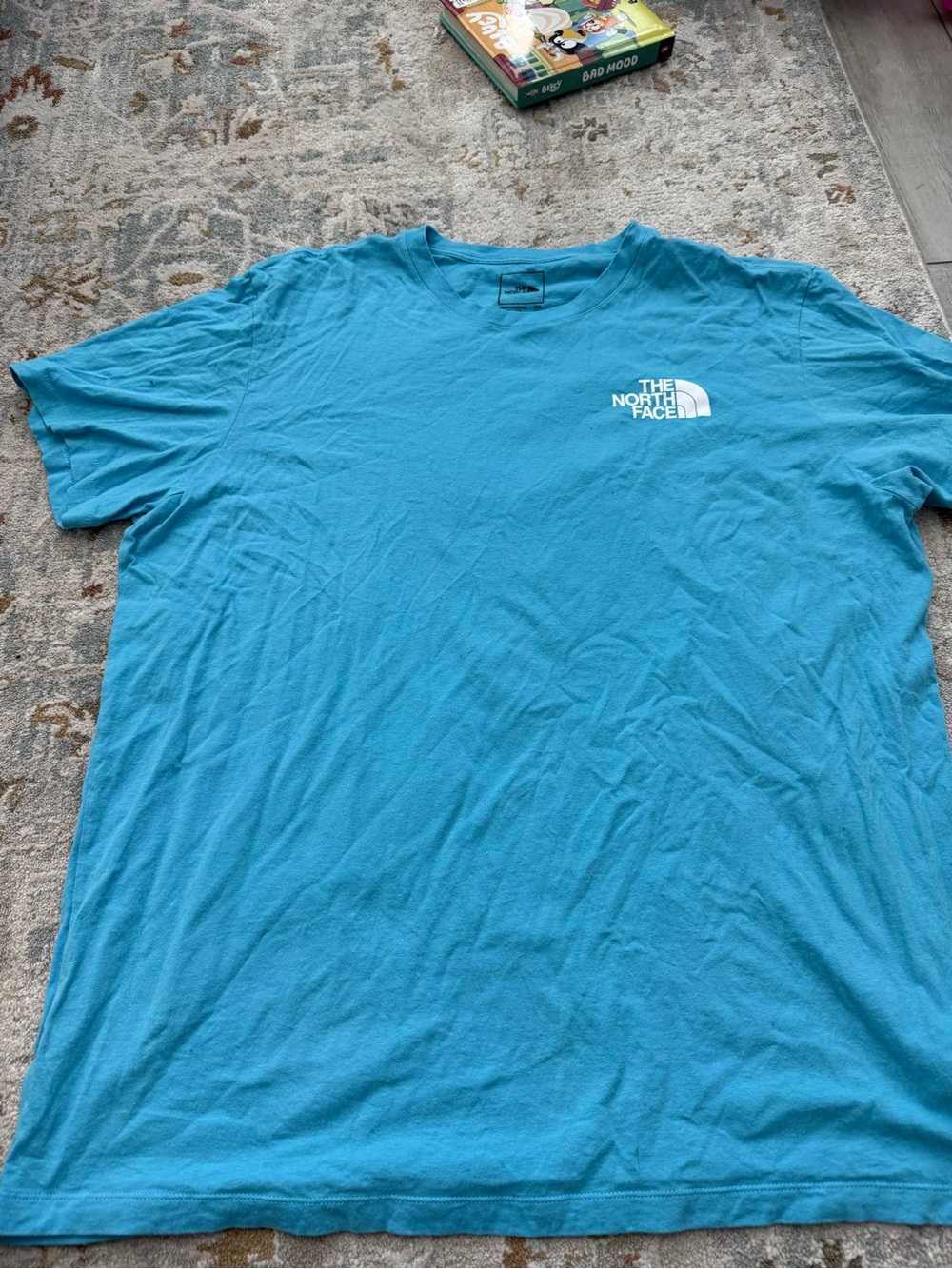 The North Face Short-Sleeve Crew T-Shirt — Bright Teal